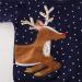 Little Hand Baby Girls Christmas Sweatshirt | Xmas Jumper | Long Sleeve Cotton Pullover | Toddler Tees for Age 1-8 Years | 3-4 Years | Reindeer/Navy Blue - Buy Online on SooperMarket.com