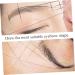 Didiseaon Makeup Supplies Eyebrow Brow Stencil Guide Ink Nose Measuring Thin- Threading Grooming Ultra- - Buy Online on SooperMarket.com
