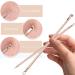 Blackhead Remover Pimple Popper Tool Kit - Professional Acne Extractor Set for Face & Nose - Blemish Whitehead Extraction Tools in Rose Gold Case - Buy Online on SooperMarket.com