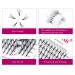 10D-CC 0.07 15-20mm Mix Premade Fans Eyelash Extensions | Pointed Base | Middle Stem | CC Curly Lash Fans - Buy Online on SooperMarket.com
