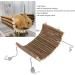 Rabbit Wood Swing Hammock - Multifunctional Natural Wooden Resting Platform for Hamsters Mice & Sparrows (15x30 cm) - Buy Online on SooperMarket.com