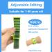 Dingfeiyu Airtag Waterproof Wristband for Kids & Adults - Adjustable Anti Lost Bracelet in Chartreuse Nylon - Buy Online on SooperMarket.com