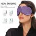 Haskirky Light Blocking Eye Mask - Breathable & Adjustable for Adults | Ideal for Travel, Yoga & Meditation - Purple Mandala Design - Buy Online on SooperMarket.com