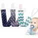 FAYNDE Fabric Pacifier Clips - Soft Secure & Stylish Clamps for Babies & Kids - Buy Online on SooperMarket.com