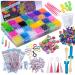 Kayzyue Rubber Band Bracelet Kit Loom Bracelet Making Kit for Bracelet Making Kit DIY Art with Storage Container - 12000 pcs with Charms,Y-Looms,Crochet Hooks and S-Clips