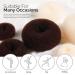 8pcs Hair Donut Bun Maker Set - FANDAMEI Dark Brown & Beige Bun Makers with Hair Elastic Bands and Pins - Buy Online on SooperMarket.com