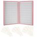 Nail Display Chart, 216 Colors Nail Gel Polish Color Card with 240 Tips Nail Art Salon Set Pink