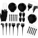 Mikinona 1 Set Hair Coloring Tools Hairdressing Clips Hair Mixing Bowl Hair Tinting Bowl Hair Color Brush Dye Mixing Bowl Professional Styling Tools Hair Coloring Kit Plastic Hair Dye Cloak - Buy Online on SooperMarket.com