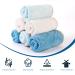 Phogary Microfiber Makeup Towel - Washable Facial Cleaning Cloth - 6 Pack (20x20cm) - Soft Absorbent Blue Cloths for Easy Makeup Removal - Buy Online on SooperMarket.com