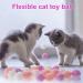 Amaxiu 30Pcs Cat Toy Balls Soft Kitten Pompom Ball Indoor Cats Interactive Ball Toys 3cm/1.18in Queit Cat Ball Cat Pom Pom Balls for Pet Play Pursue Roll Fetch Pink and Purple - Buy Online on SooperMarket.com