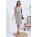 Sosolism 4 in 1 Maternity Nursing Dress XL Light Grey - Short Sleeve Breastfeeding Top - Buy Online on SooperMarket.com