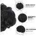 Long beard ball head wig bun grab clip Fluffy natural scrunchie bridal cocktail hairpin Messy Hair Bun Extensions Curly Wavy Hair Scrunchies Ponytail Hair Extensions (Natural Black) - Buy Online on SooperMarket.com