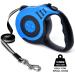 Pets Playground Retractable Dog Lead | Glow in the Dark Reflective Puppy Leash | Long Strong Heavy Duty Blue Lead - 5M - Buy Online on SooperMarket.com