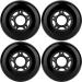 WHEELCOME 8-Pack 85a Inline Skate Wheels - 80mm Replacement Wheels for Roller Hockey Skates and More - Black - Buy Online on SooperMarket.com