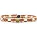 Custom EM Ceramic Collar for Dogs & Cats | Made with Original US Paracord | Bordeaux Red (61-70 cm) - Buy Online on SooperMarket.com