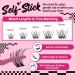 Self Adhesive Eyelashes Kit | 48pcs Lash Clusters + 48pcs Bottom Lashes | Reusable No Glue Natural Look | Easy to Use | Begonia D-10-18mix - Buy Online on SooperMarket.com