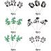 24 Panda Glitter Green Bamboo Cupcake Toppers - Cute Animal Cake Decorations for Baby Showers & Kids Birthday Parties - Buy Online on SooperMarket.com