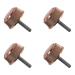 Goture Fishing Reel Handle Screw Caps Fishing Reel Power Knob Replacement Lightweight Power Knob Handle Fishing Reel Handle Screw Caps silver*4