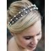 SWEETV Pearl Wedding Headband - Silver Double Band Bridal Tiara Hair Accessory - Buy Online on SooperMarket.com