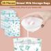 Lictin Breast Shells 2PCS Milk Collector Set | Silicone Nursing Cups for Breastfeeding | Includes 20 Breast Milk Storage Bags | Reusable and Leakproof - Buy Online on SooperMarket.com