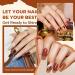 Modelones Gel Nail Polish Set - 6 PCS Neutral Nude & Brown Fall Colors 2024 | Gold Glitter Soak OFF Nail Gel Kit | Perfect Halloween Gift & DIY Manicure - Buy Online on SooperMarket.com