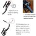 Lomodo 6 Piece Bicycle Brake Accessories Set - Aluminium Alloy Brake Levers, Handle Bars, Brake Wires, V Brake Set for Mountain/Road/MTB Bike - Buy Online on SooperMarket.com