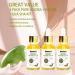 3 Pack Gua Sha Facial Oil Set - 99% Organic Jojoba Cold Pressed Vitamin E & C for Face Hair & Nails | Scented Massage Oil with Gua Sha Tool - Buy Online on SooperMarket.com