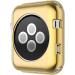 Leotop Compatible with Apple Watch Case 44mm 40mm  Soft Flexible TPU Plated Protector Bumper Shiny Cover Lightweight Thin Guard Shockproof Frame Compatible for iWatch Series 6 5 4 SE(Gold  44mm) 44 mm Gold - Buy Online on SooperMarket.com