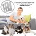 Kingrun Stainless Steel Pet Comb 4 Pack Pet Grooming Steel Comb with Rounded Teeth Metal Comb For Dogs Cats and Other Pets with Tangled Short/Long Hair (16 x 2.5cm 19 x 3cm 19 x 4cm 19 x 5cm) - Buy Online on SooperMarket.com
