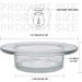 CLKONKA Replacement Wax Warmer Bowl - Durable Glass for Wax Melts - Fits Most Warmers - Round Shape - Ideal for Home Fragrance - Buy Online on SooperMarket.com