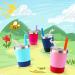 Housavvy 4 Pack 8oz Insulated Stainless Steel Kids Cups with Lids, Straws - BPA Free, Leakproof Toddler Sippy Cups in Navy/Teal/Pink/Rose - Buy Online on SooperMarket.com