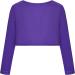 Bonny Billy Girls Long Sleeve Knitted Cotton Cardigan Shrug - Dark Purple (8-9 Years) - Buy Online on SooperMarket.com