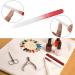 6 Pack Glass Nail Files with Case - Double Sided Crystal Fingernail File Manicure Set for Gentle Nail Care - 6 Colors - Buy Online on SooperMarket.com