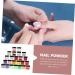 Baluue 72 Boxes Nail Crystal Powder DIY Manicure Powder Yn Nail Products Pigment Powder for Nails Pp - Buy Online on SooperMarket.com