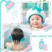 Baby Shower Cap KAMHBE Shower Caps for Kids Shield Adjustable Dinosaur Hair Washing Shampoo Shield Baby Visor for Eyes Ears and Face (dinosaur-blue) - Buy Online on SooperMarket.com