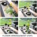 10Pcs 34mm Kenzan Ikebana Flower Holder Pin Frog - Floral Arranger Accessory - Buy Online on SooperMarket.com