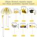 160 Pcs Graduation Firework Cupcake Toppers Set 100 Pcs 9 Inch Gold Foil Frill Firework Toothpicks and 60 Pcs Graduation Glitter Graduation Cupcake Topper for Graduation Party Cake Cocktail Food Fruit - Buy Online on SooperMarket.com