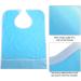 Eating Bib Waterproof Adult Elder Mealtime Eating Bib Clothes Clothing Protector Dining Aid Make Dining Easier(Light Blue) - Buy Online on SooperMarket.com