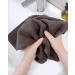 Cleanbear Wash Cloths 12 Pack for Body and Face - Soft 13x13 Inches Bulk Washcloth Set with Assorted Colors - Rust, Baby Pink, Brown, Blue, Grey, Lavender - 12 Pieces - Buy Online on SooperMarket.com