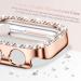 4 Pack Goton for Apple Watch Series 6 5 4 SE 40mm Bumper Bling Case Women Glitter Diamond Rhinestone Protector Cover for iWatch Accessories 40mm Clear Silver Black Rose Gold Clear+Silver+Black+Rose Gold(No Glass) 40mm - Buy Online on SooperMarket.com