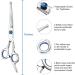 Petsvv 7 Curved Dog Grooming Scissors | Safety Round Tips | Lightweight Professional Shears for Dogs & Cats | Stainless Steel | Blue - Buy Online on SooperMarket.com