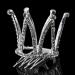 Minkissy Small Tiara Crown with Hair Comb Princess Tiara Comb Mini Birthday Crown Flower Girl Headpiece for Bridal Wedding Prom Birthday Party - Buy Online on SooperMarket.com