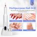 SAVILAND Electric Nail File 2024 - Portable White Nail Drill PRO with 12 Bits | Fast Nail Art Removal & Perfect Gift for Nail Lovers - Buy Online on SooperMarket.com