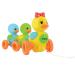 Tomy E4613 Baby Toy Duck Family with a sound effect - high -quality pull -up toy with a colorful design for crawling and running motivated for movement from 10 months for girls and boys