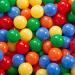 Kiddymoon 7cm Baby Game Balls - Colorful Plastic Balls for Ball Pit - 300 Count - Yellow Green Blue Red Orange - Perfect for Kids Fun & Play - Buy Online on SooperMarket.com