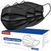 100 Pack Made in USA Black Disposable Face Masks -3 Layer Medical Masks Disposable for Adults Home Office Outdoor and School Top-black-100pcs
