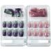 Dopi Purple Butterflies Gel Nail Strips - Long Lasting & Easy to Use - Buy Online on SooperMarket.com