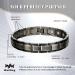 WELMAG WM Magnetic Bracelet for Men Recycled Stainless Steel Strength Magnets Adjustable Length Bracelets with Remove Tool Halloween Jewelry Gift - Buy Online on SooperMarket.com