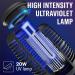 2-in-1 Bug Zapper + Attractant - 4800V Mosquito Killer - Electric Insect Fly Trap - Waterproof Indoor & Outdoor - Bright Light Bulb Lamp for Backyard, Patio, Home - Plug-in - Buy Online on SooperMarket.com