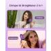 DSHOW Hair Crimper for Women - 4 Interchangeable Plates Volumizing Crimping Iron with 5 Heat Settings 60 Min Auto Off - Perfect for Fluffy Hairstyles - Purple - Buy Online on SooperMarket.com